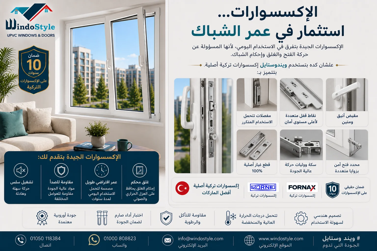 PVC window accessories PVC window accessories