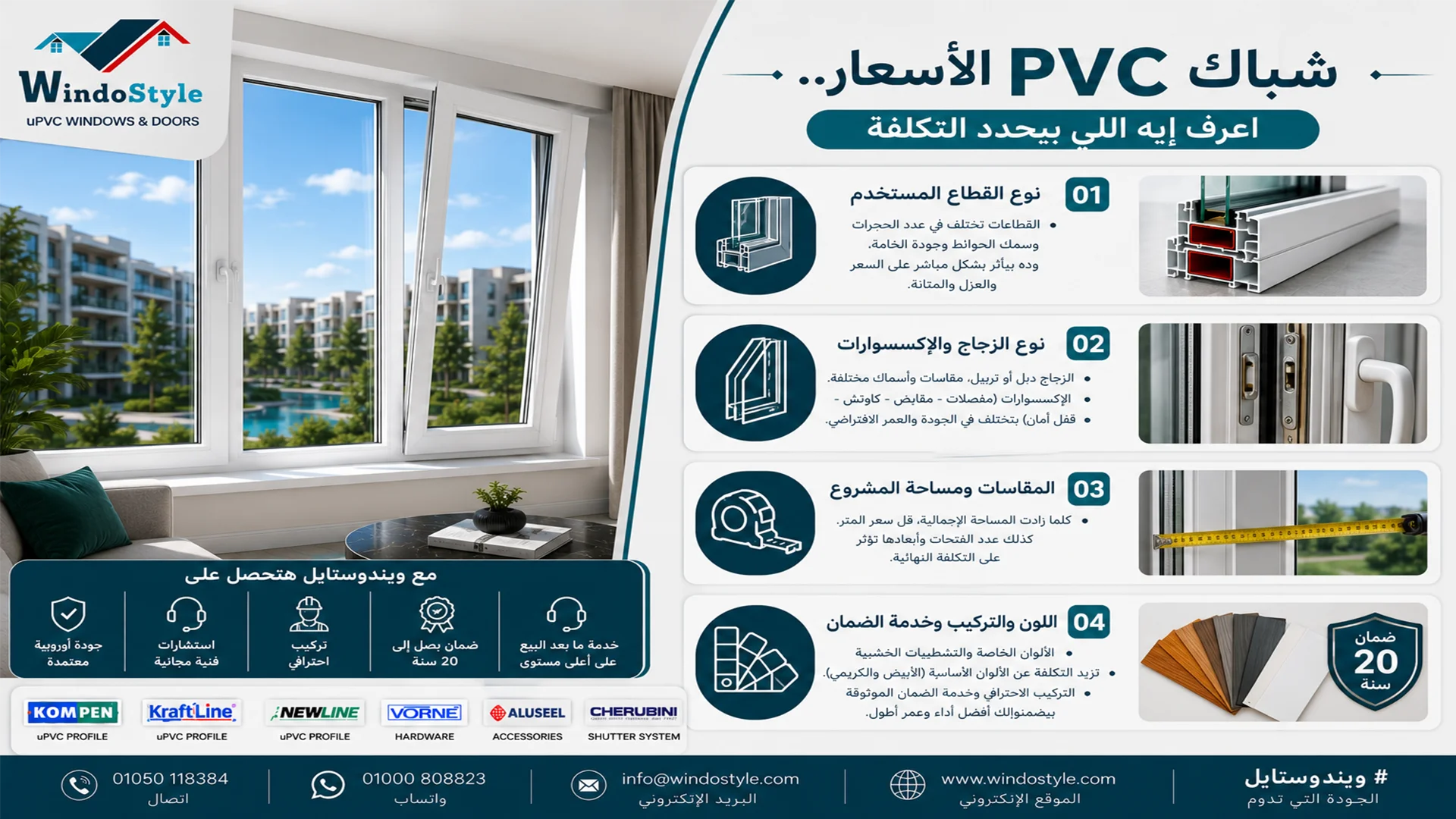 PVC window prices: Learn what determines the cost