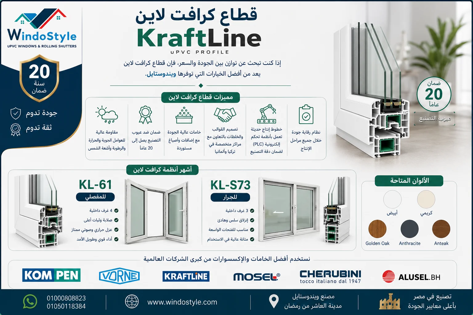سعر الـ PVC في مصر | العوامل المؤثرة على السعر 4 قطاع كرافت لاين (KraftLine)