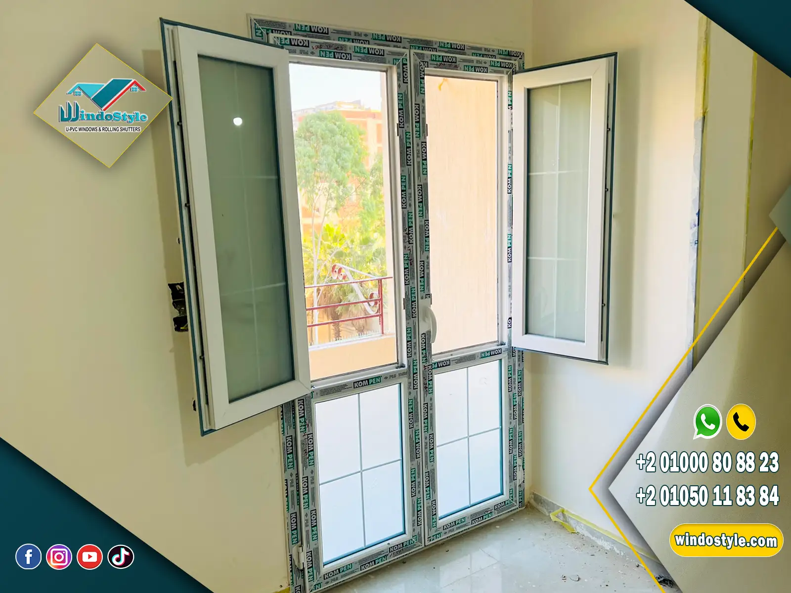 pvc-windows-and-roller-shutters-12 إحدى أبرز مزايا شبابيك PVC، وهي العزل الصوتي الفعال