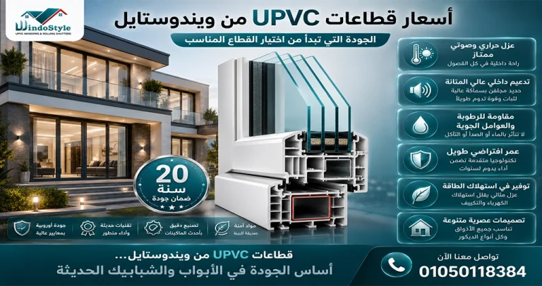 تختلف أسعار قطاعات UPVC من ويندوستايل حسب نوع القطاع وعدد الغرف الداخلية ونوع الزجاج والإكسسوارات المستخدمة  لذلك يجب التركيز على جودة القطاع والعزل وكفاءة التركيب وليس السعر فقط 