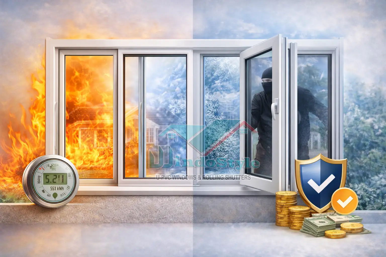 تلعب شبابيك PVC دورًا مهمًا في تعزيز راحة المنازل وتحسين كفاءتها في استخدام الطاقة. بالإضافة إلى مظهرها العصري، تقدم هذه الشبابيك العديد من الفوائد العملية التي تجعلها خيارًا مثاليًا لكل منزل عصري.