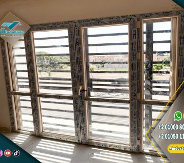 شبابيك PVC للفيلات | أفضل التصاميم الفاخرة