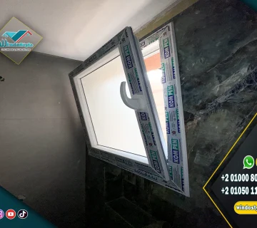 شبابيك PVC باكتوبر تشطيب فاخر