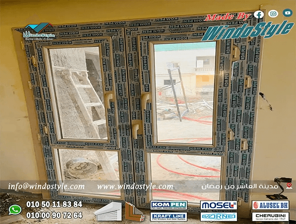 باب بي في سي مصنوع من مادة البولي فينيل كلورايد (PVC) التي تعتبر ثورة في عالم المواد الصناعية. يشتهر بالمتانة الخفيفة والقدرة على مقاومة العديد من عوامل التآكل.