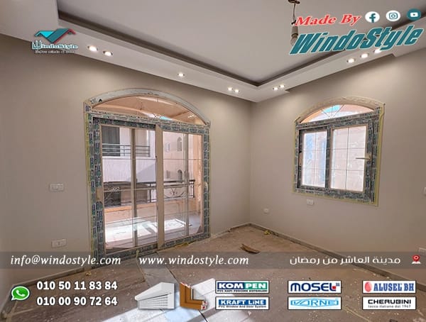 اختر شبابيك PVC للفيلات لتستمتع بمزيج من المتانة، التصميم العصري، وسهولة الصيانة. جودة تستحقها لمكانك المميز.