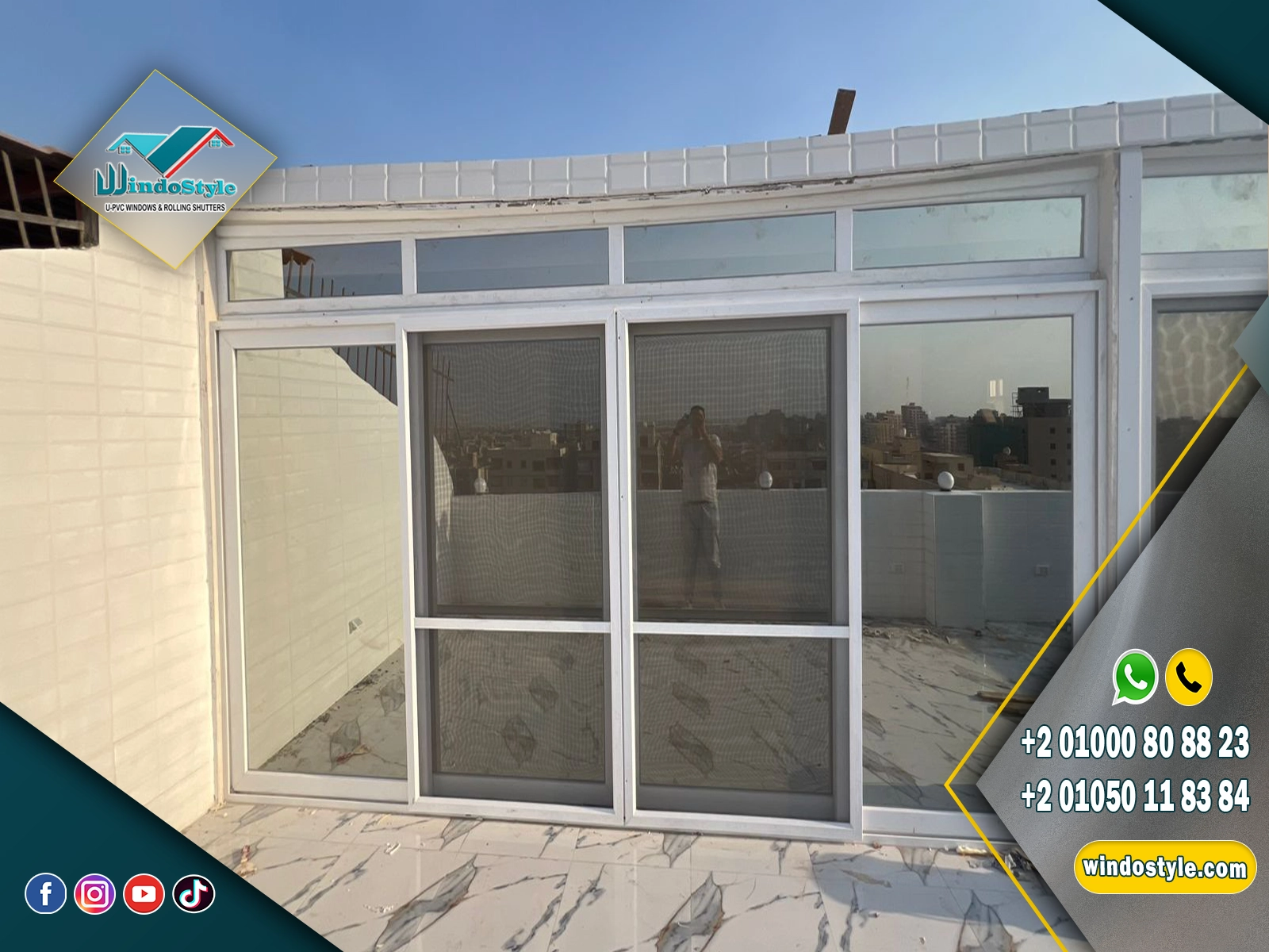 تركيب شبابيك PVC مقاومة للرطوبة