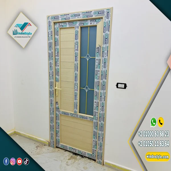 ابواب PVC للغرف بقطاعات KOMPEN التركية وضمان 20 سنة، وإكسسوارات VORNE التركية بضمان 10 أعوام، جودة عالية وتشطيب أنيق