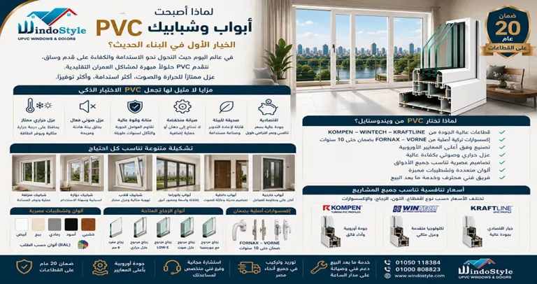 دليل شامل لـ Pvc ابواب وشبابيك