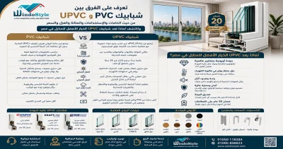 الفرق بين شبابيك PVC و UPVC | الدليل الكامل 3 الفرق بين شبابيك PVC و UPVC الدليل الكامل