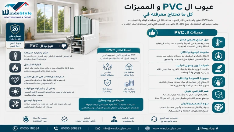 عيوب ال PVC والمميزات: كل ما تحتاج معرفته قبل الشراء 1 عيوب ال PVC والمميزات وكل ما تحتاج معرفته