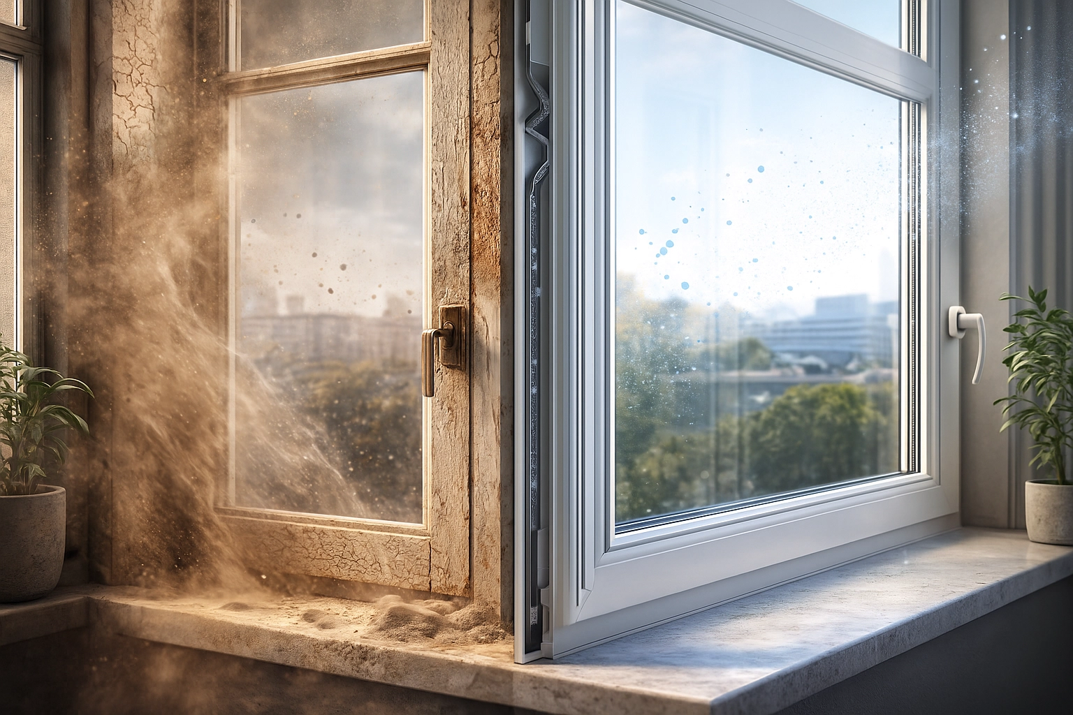 بمجرد ما تتحوّل لشبابيك وأبواب uPVC من WindoStyle، المشكلة دي بتقل بنسبة كبيرة جدًا—بالضبط زي اللي بيحصل في السيارات الحديثة. شبابيك وأبواب ويندوستايل معمولة بتقنيات وخامات تمنع دخول الغبار تمامًا، وده بيوفّرلك بيئة أنضف، صحية أكتر، ومريحة بشكل واضح.