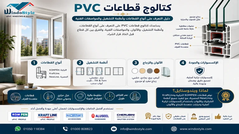 كتالوج قطاعات uPVC