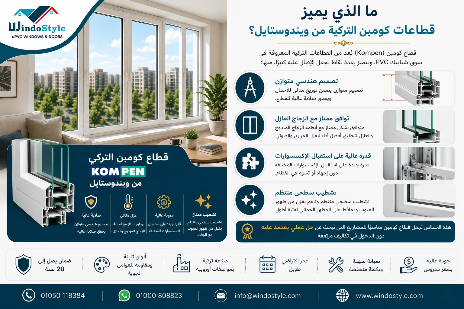 لماذا تحظى قطاعات PVC التركية بانتشار واسع؟