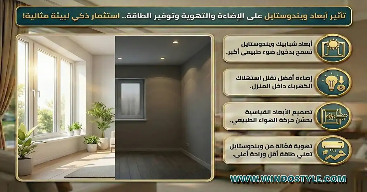 مقاس النوافذ الصحيحة | دليلك لاختيار مقاس الشبابيك المثالي