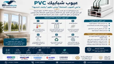 عيوب شبابيكPvc