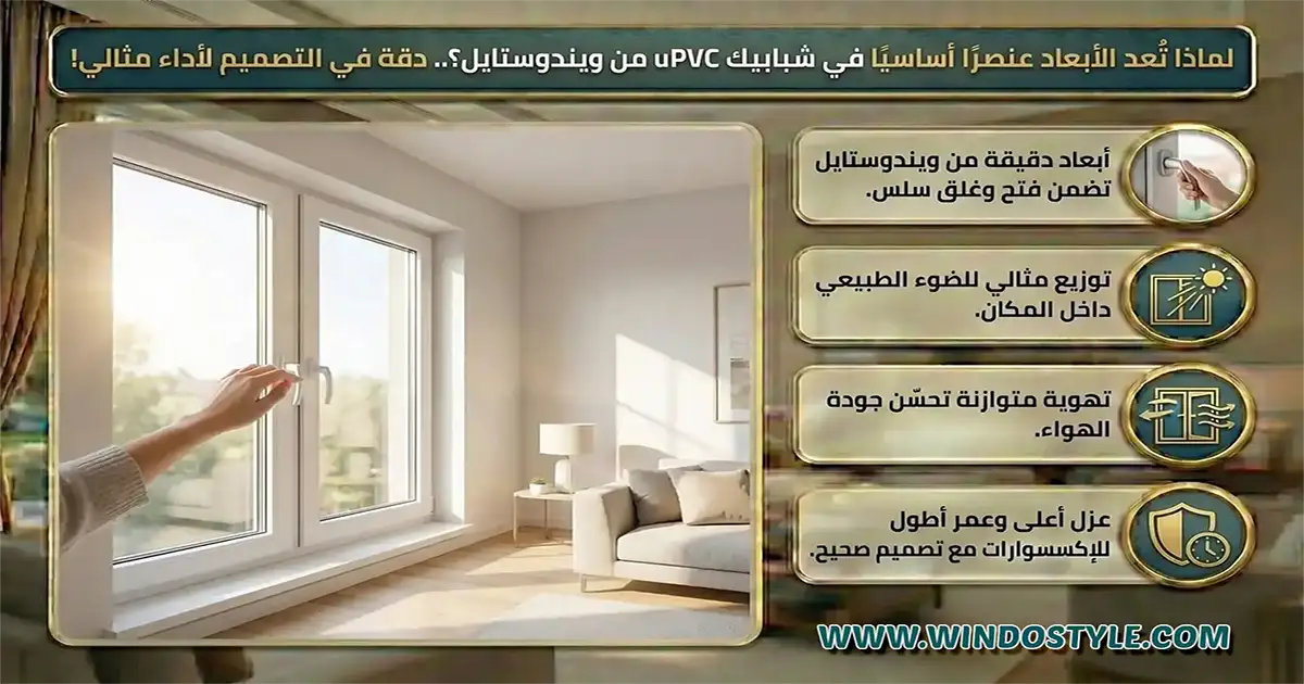 مقاس النوافذ الصحيحة | دليلك لاختيار مقاس الشبابيك المثالي